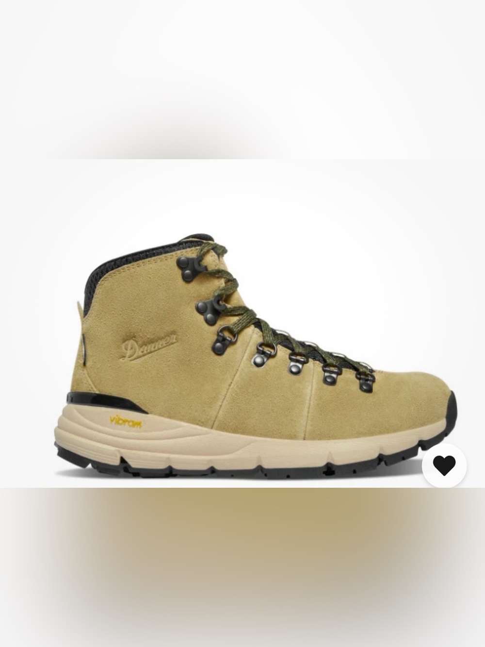 Danner Mountain 600 antique bronze/ murky Hiking Boots ladies 10.5 NIB Vibram